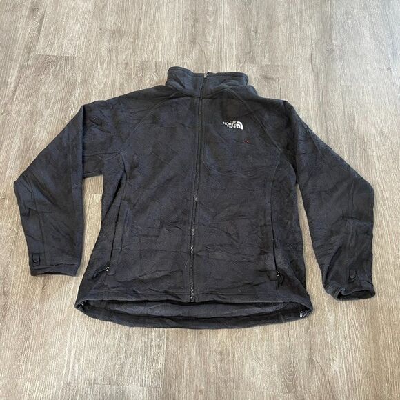The North Face Women's Osito Fleece Full Zip Jacket Black Size M - Picture 1 of 2